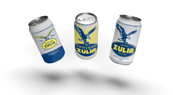 Latas edición especial cerveza zulia 90 aniversario